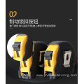 Customized ABS case and TPR coated Measuring Tape